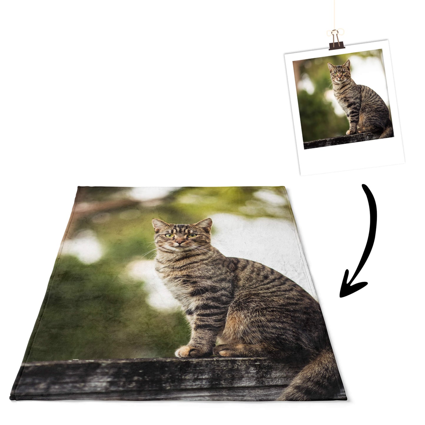 Personalisierte Foto Kuscheldecke