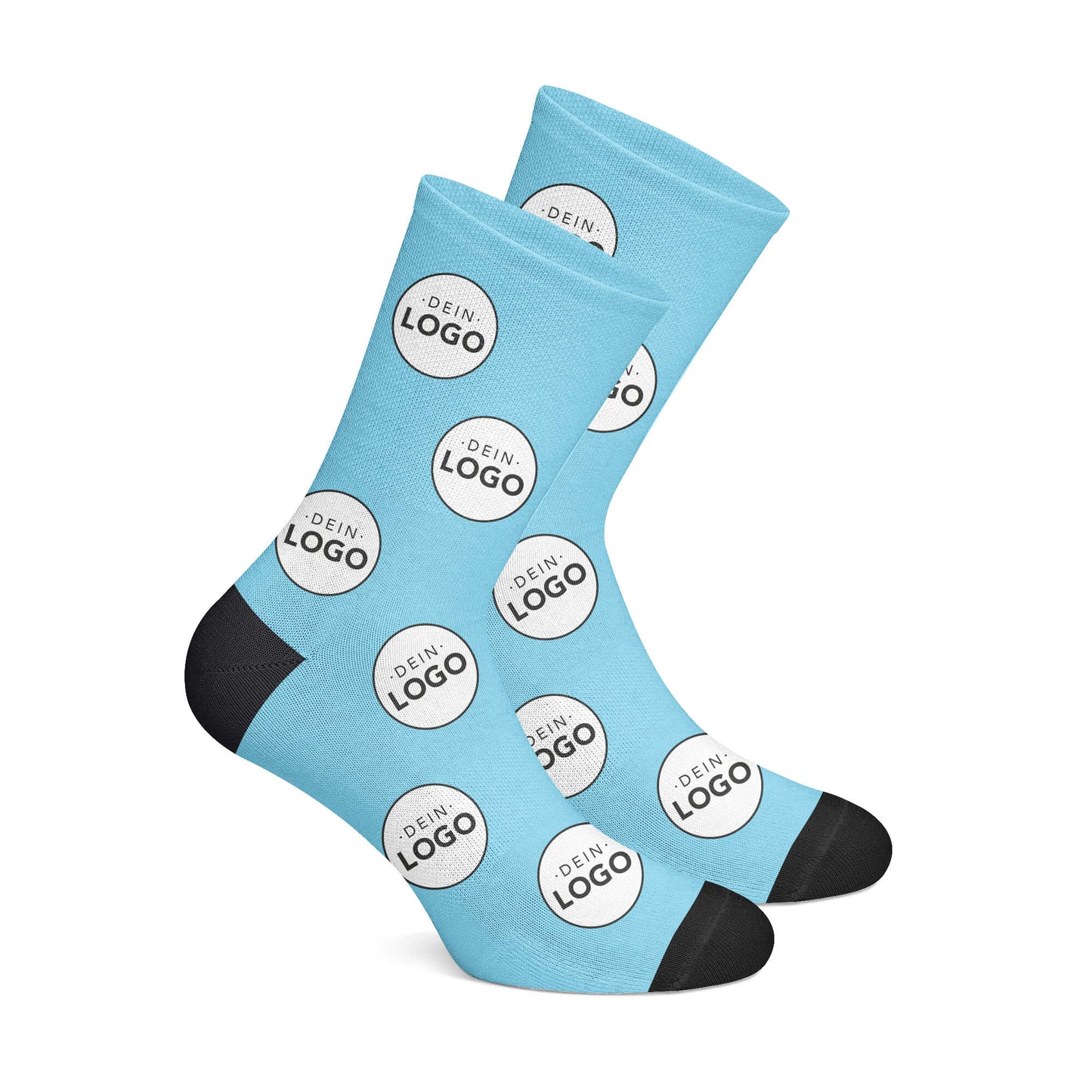 Personalisierte Logo Socken Blau