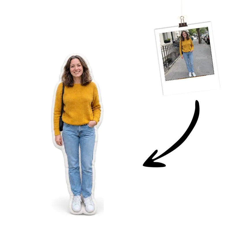 Ganzkörperkissen Echtes Foto