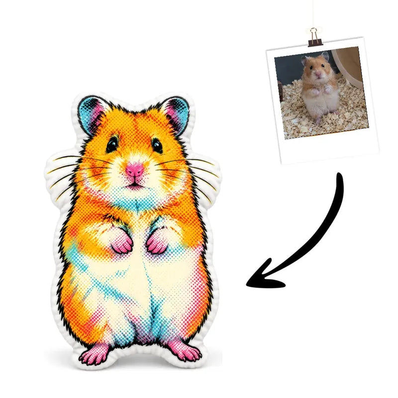 Hamsterkissen Pop-Art
