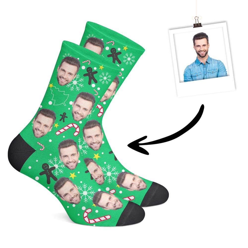 Weihnachtssocken mit deinem Foto