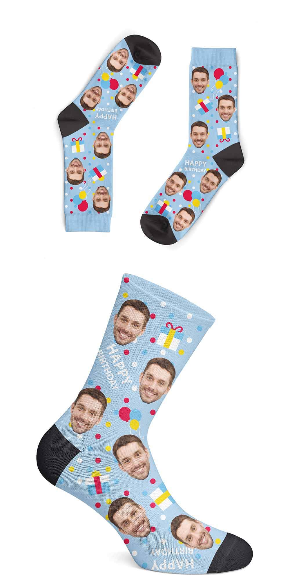 Personalisierte Geburtstags Socken