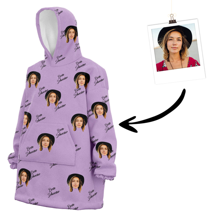 Beste Schwester XXL-Hoodie
