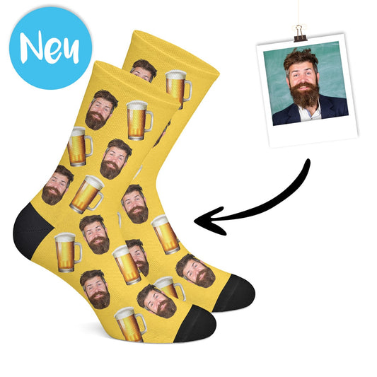 Personalisierte Bier Socken