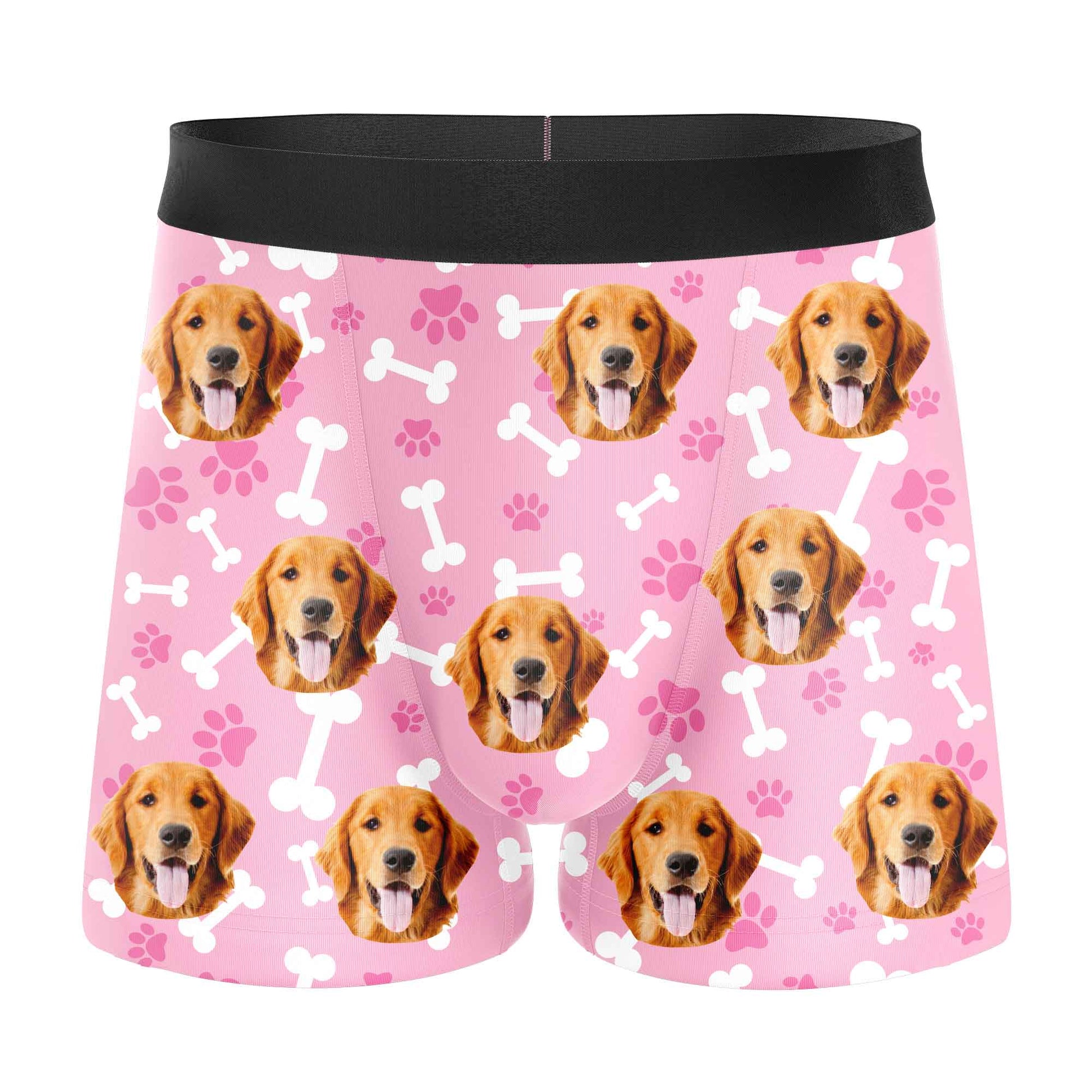 Personalisierte Hundeunterhosen Pink