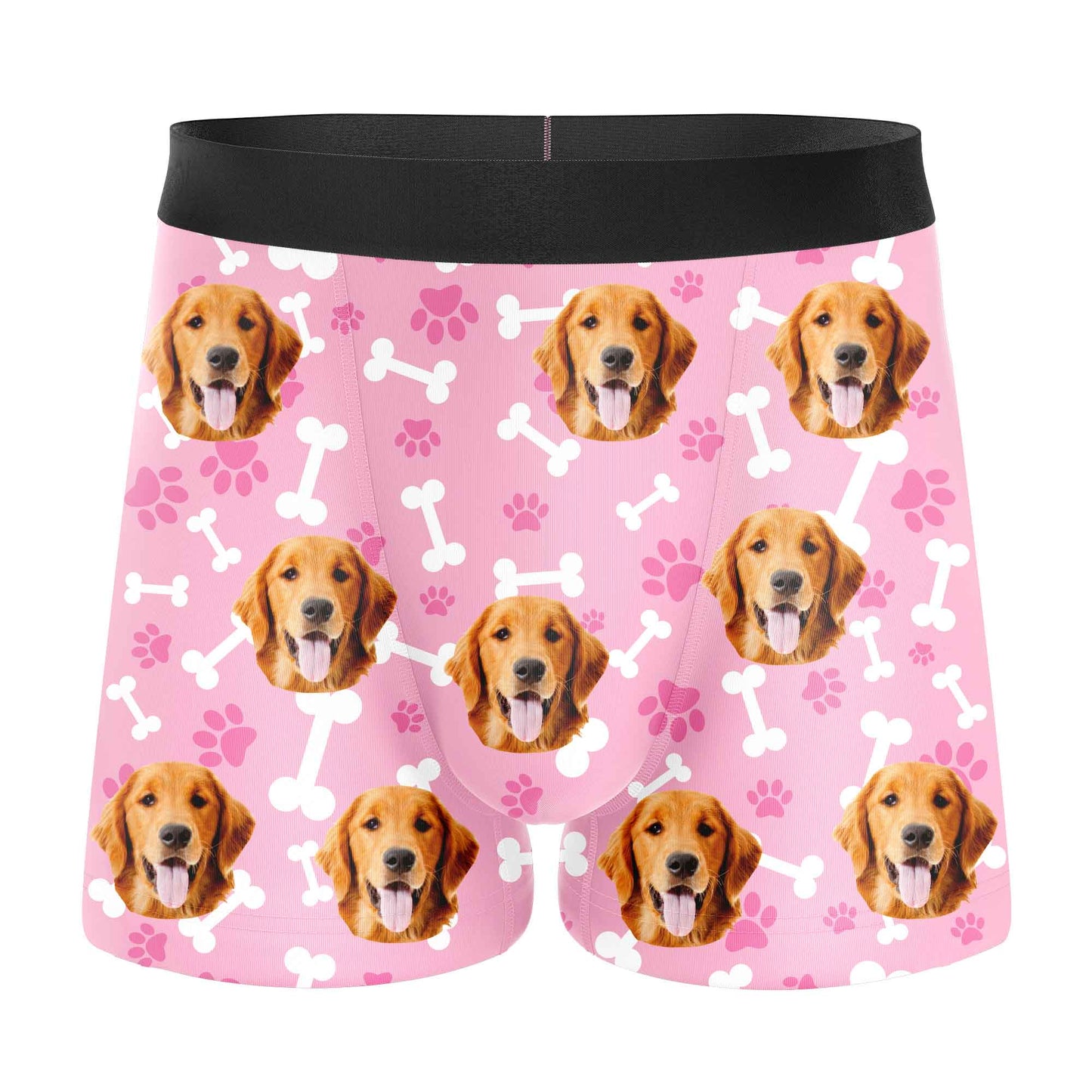 Personalisierte Hundeunterhosen Pink