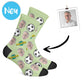Personalisierte Fußball Socken Grün