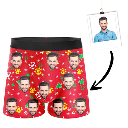 Personalisierte Weihnachtszeitunterhosen