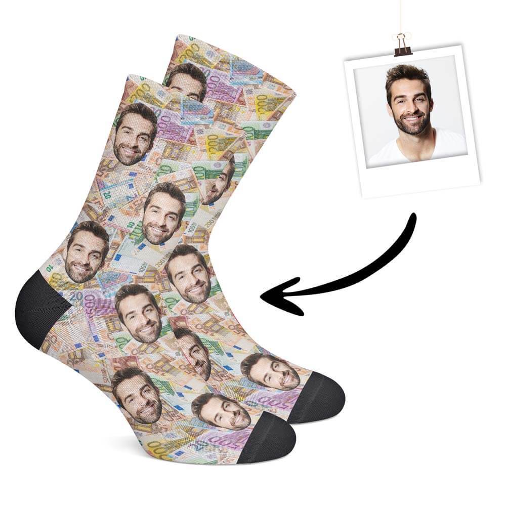 MONEY Socken mit deinem Foto