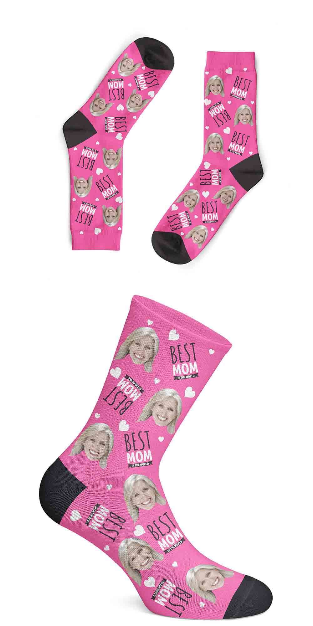 Personalisierte Mama/Mom Socken "BEST MOM"