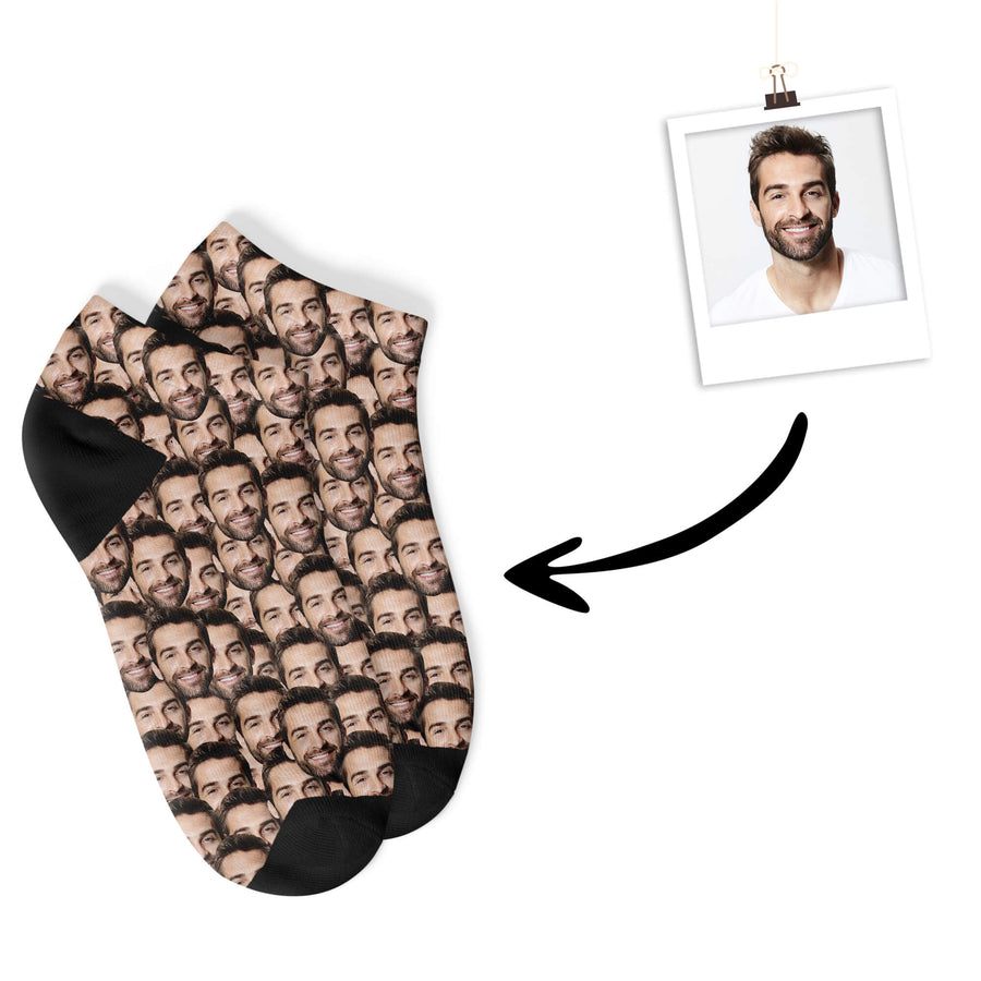 100 Sneakergesichtssocken