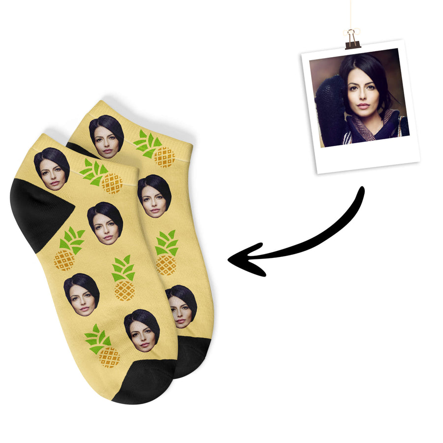Ananas Sneakersocken