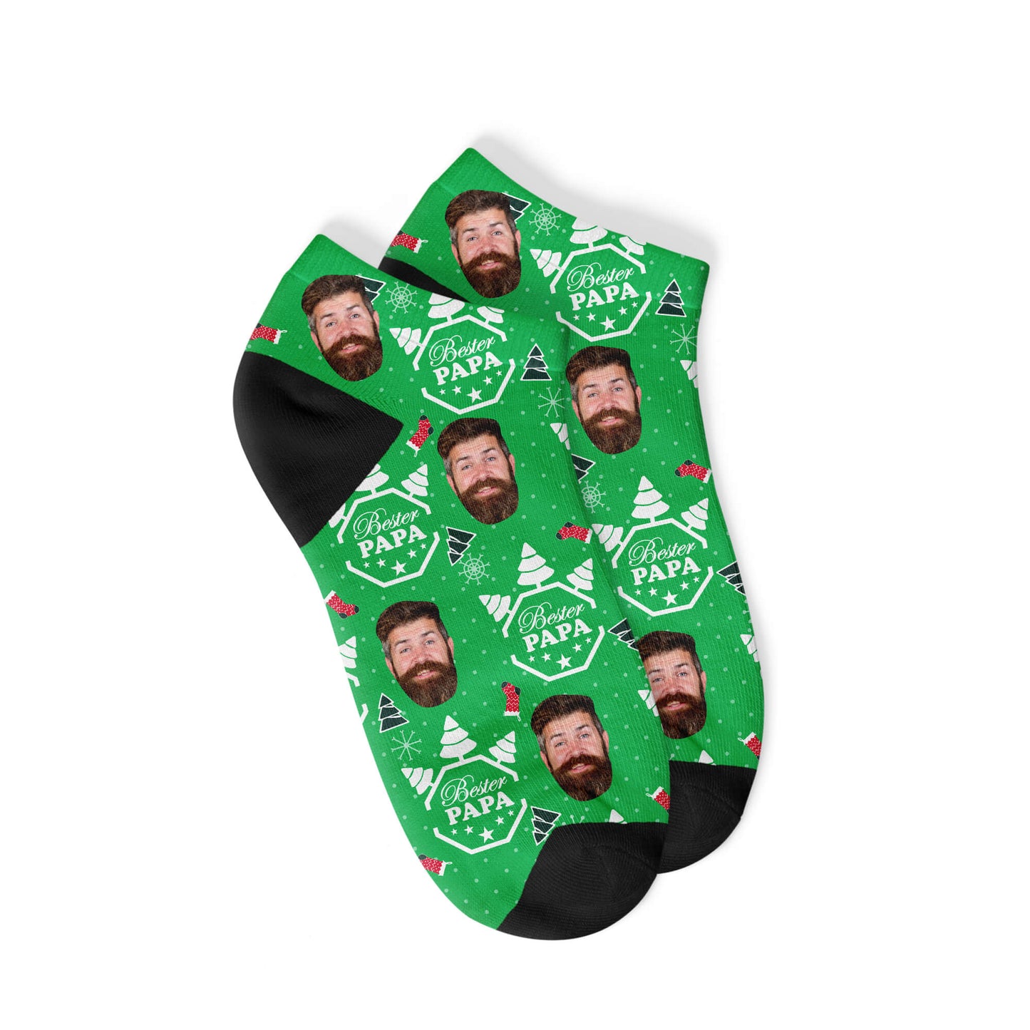 Personalisierte Christmas Papa Sneakersocken