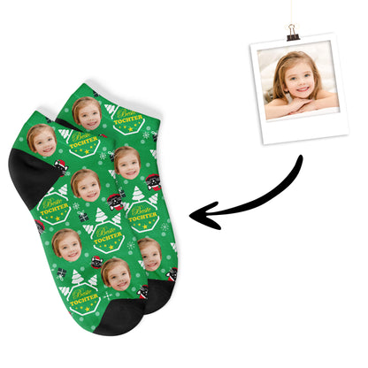 Personalisierte Christmas Tochter Sneakersocken