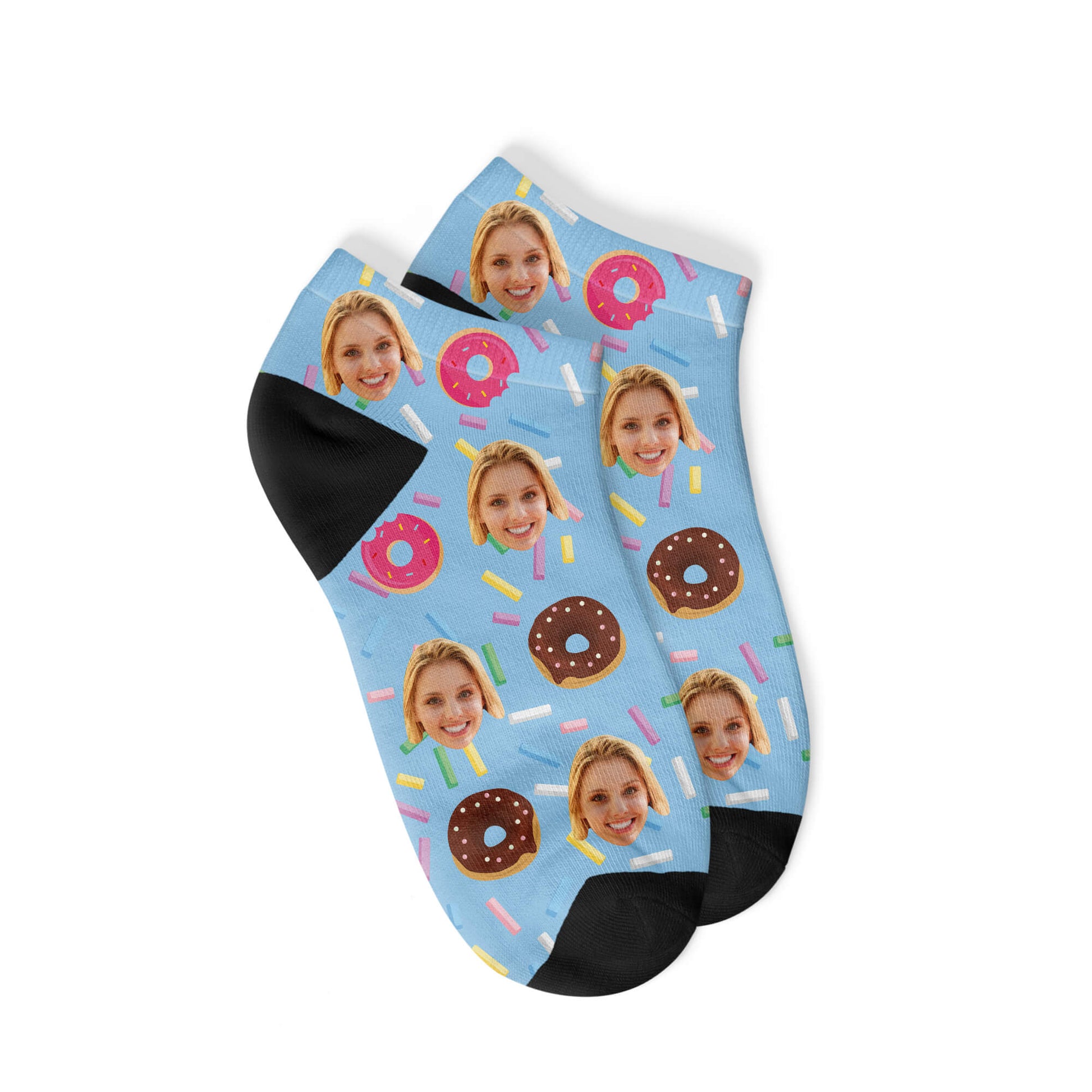 Personalisierte Donut Sneakersocken