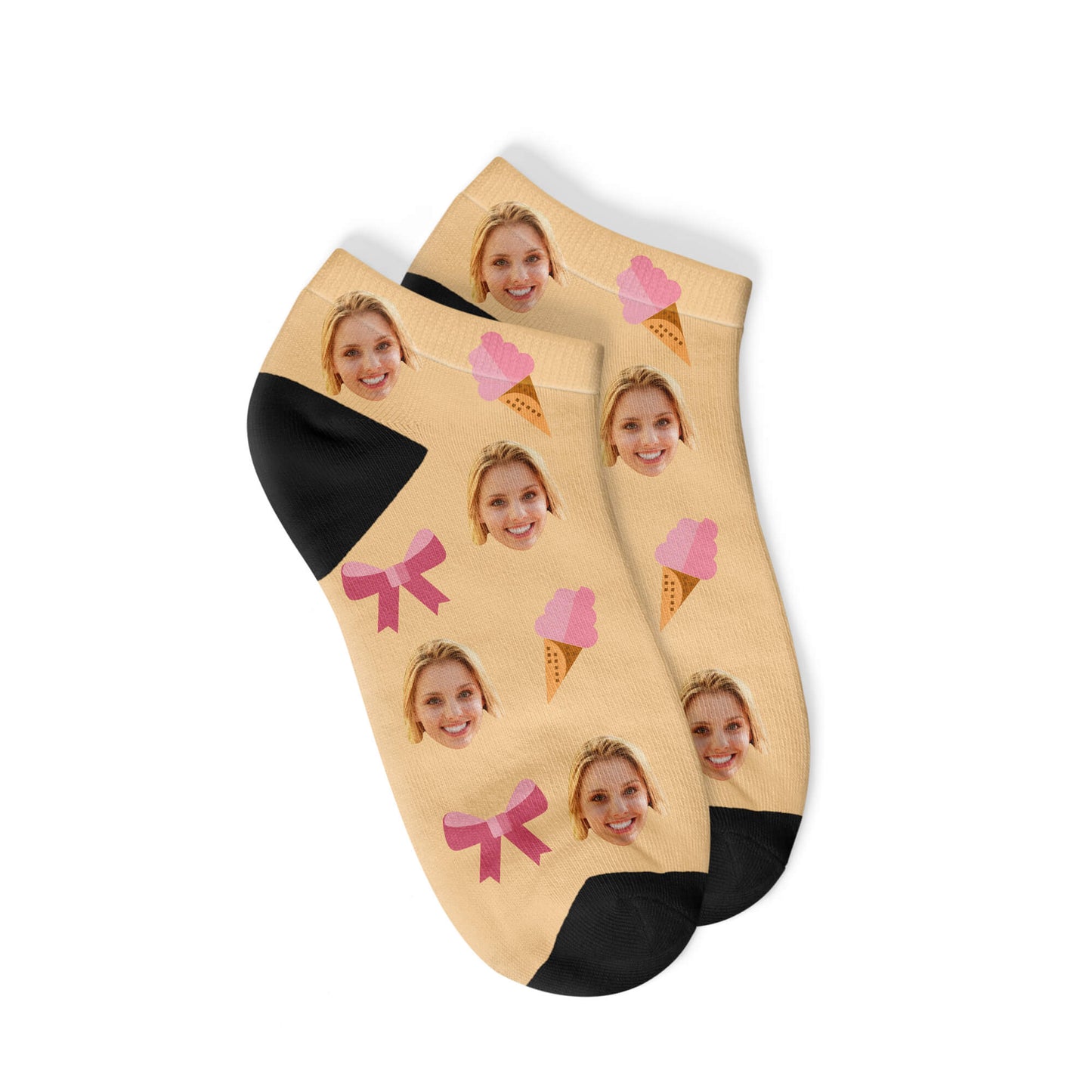 Personalisierte Eis Sneakersocken