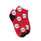 Personalisierte Logo Sneakersocken Rot