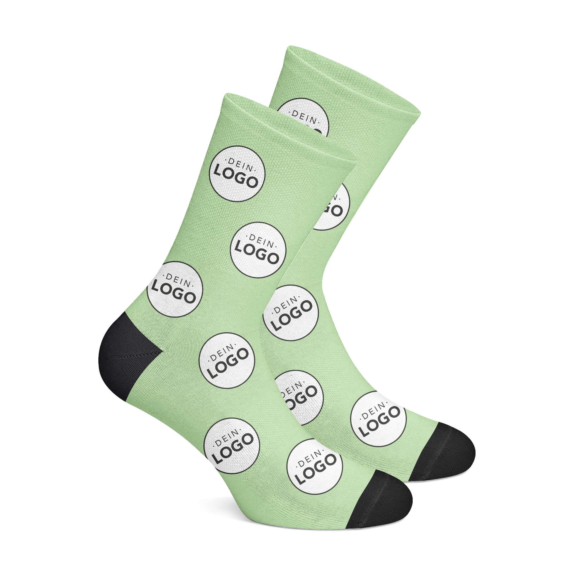 Personalisierte Logo Socken Grün