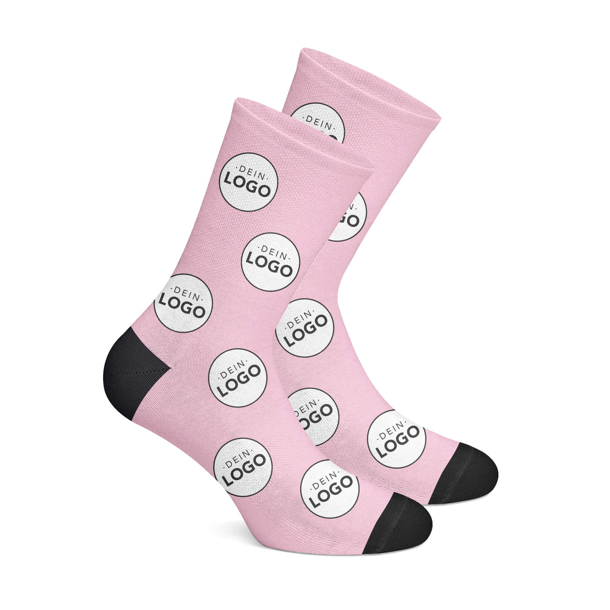 Personalisierte Logo Socken Pink
