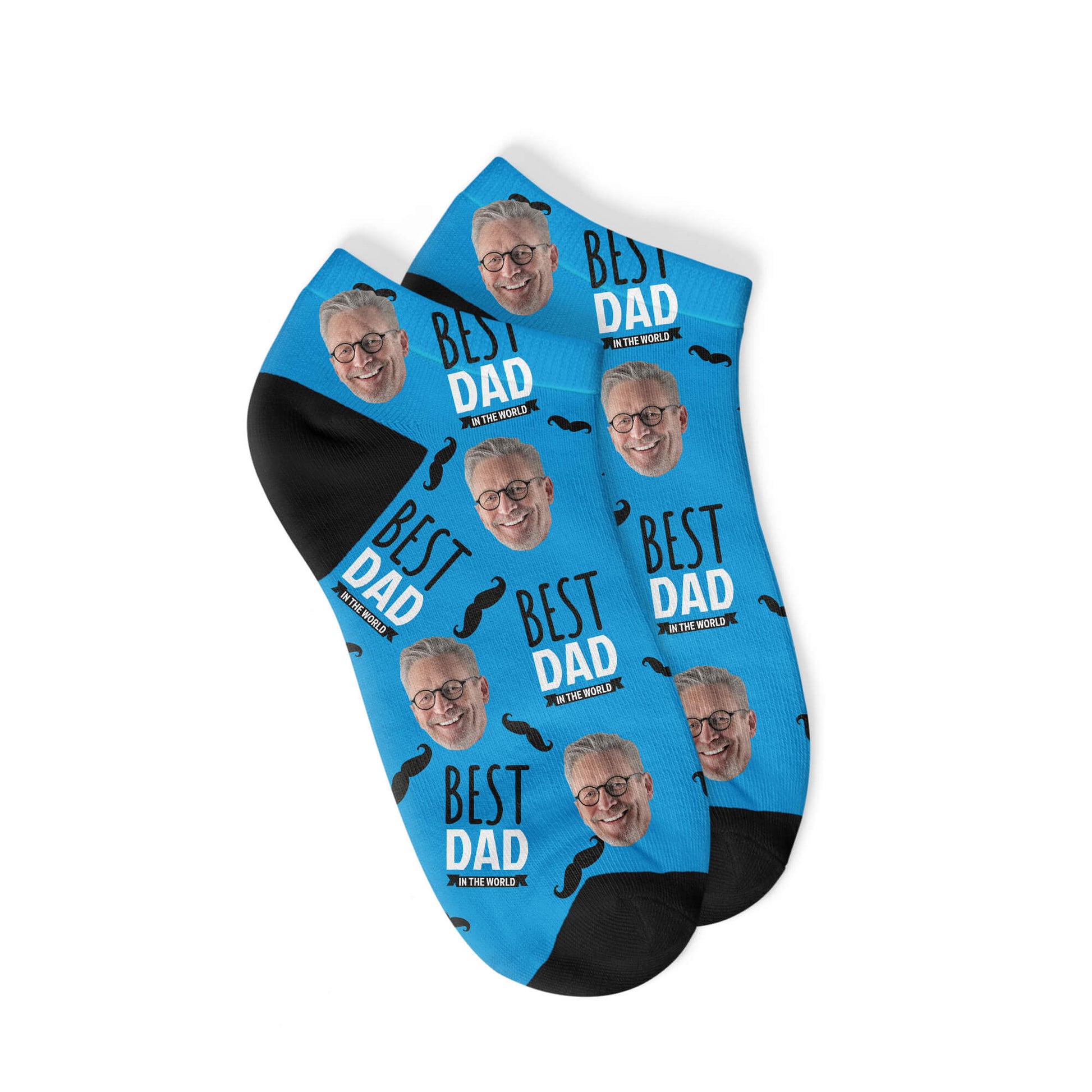 Personalisierte Papa/Dad Sneakersocken "BEST DAD"