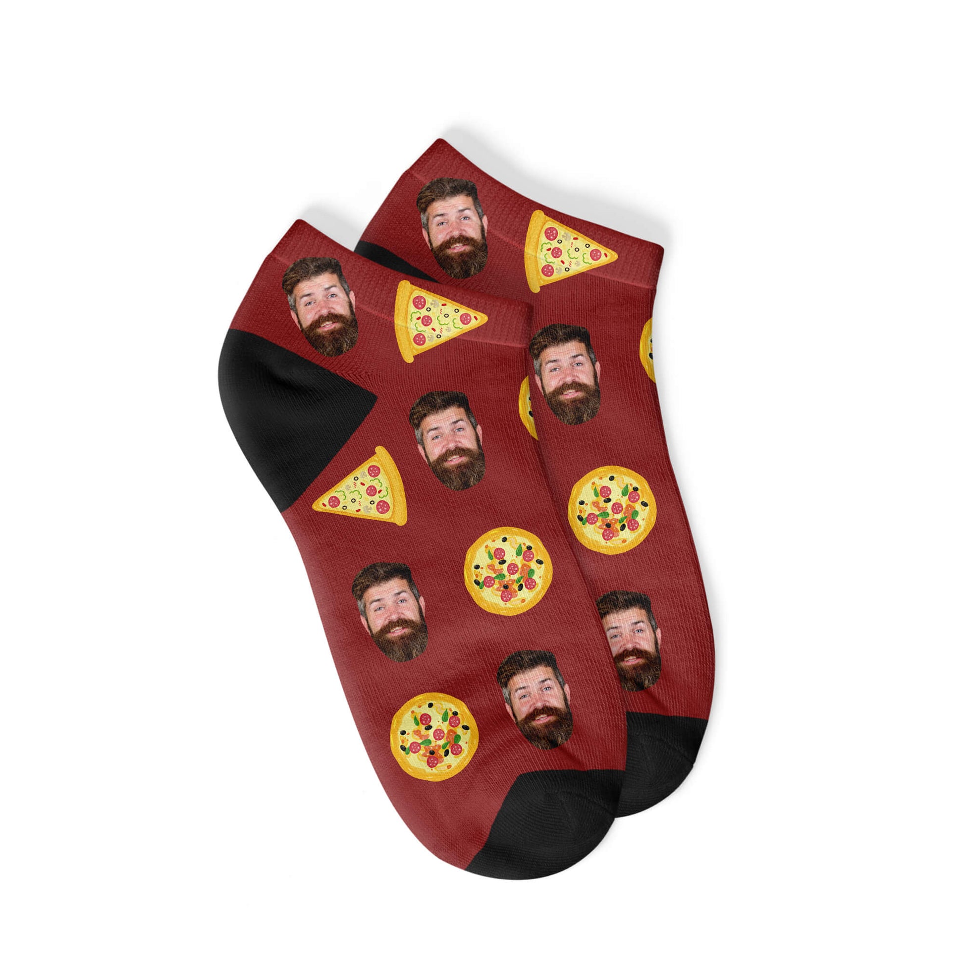 Personalisierte Pizza Sneakersocken