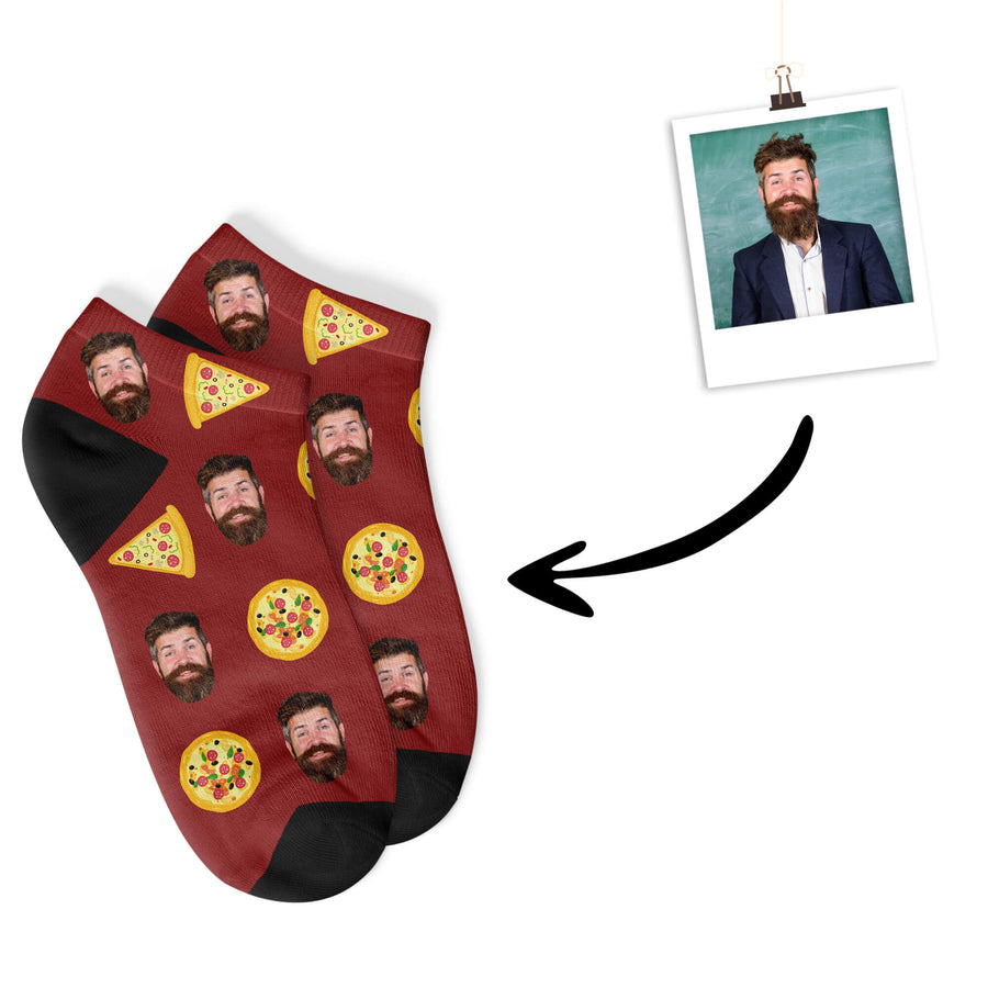 Pizza Sneakersocken