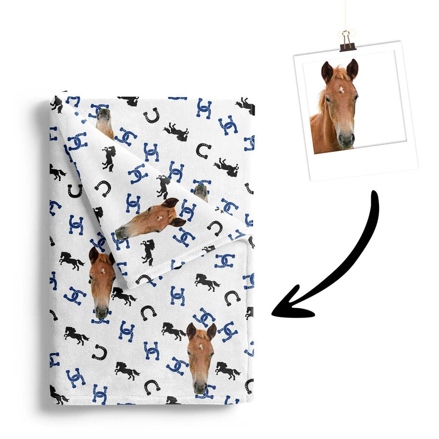Pferde Kuscheldecke