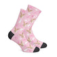 Personalisierte Kaninchensocken Pink