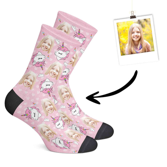 Personalisierte EINHORN Socken - Kind