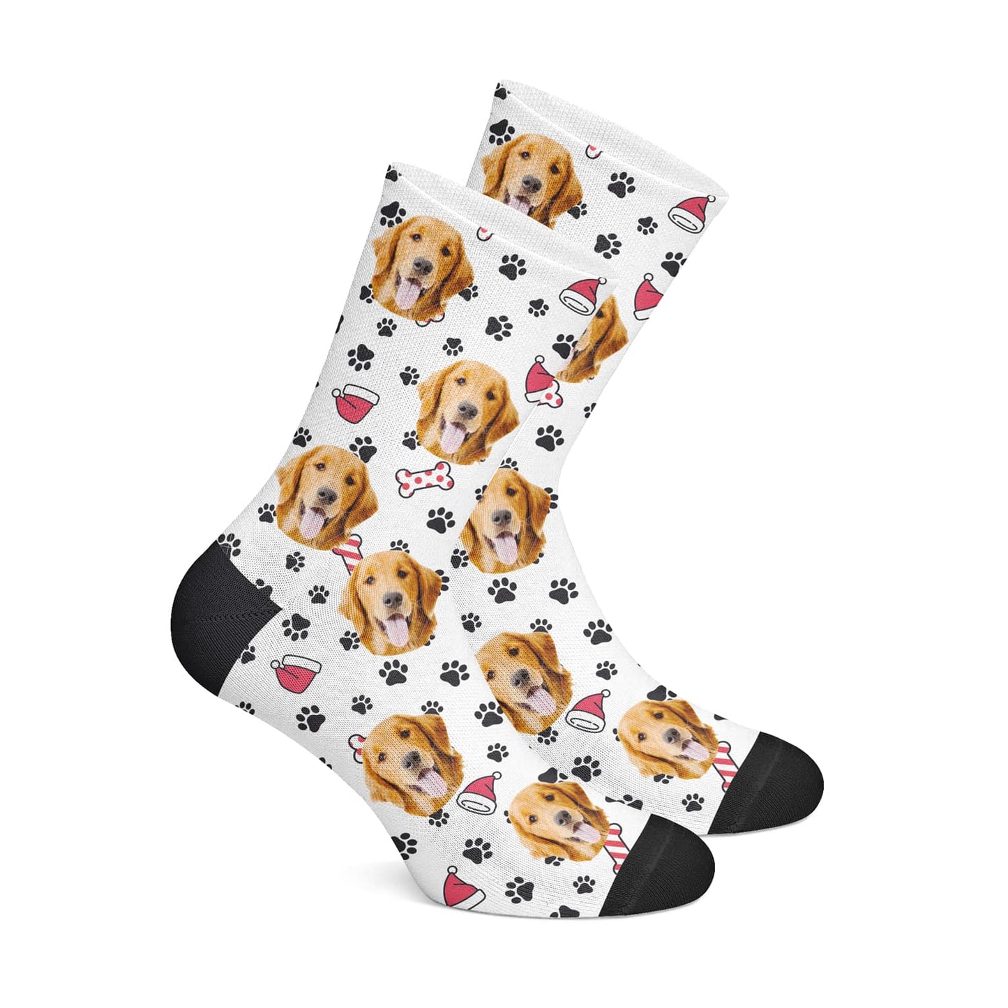 Personalisierte Weihnachts Hunde Socken