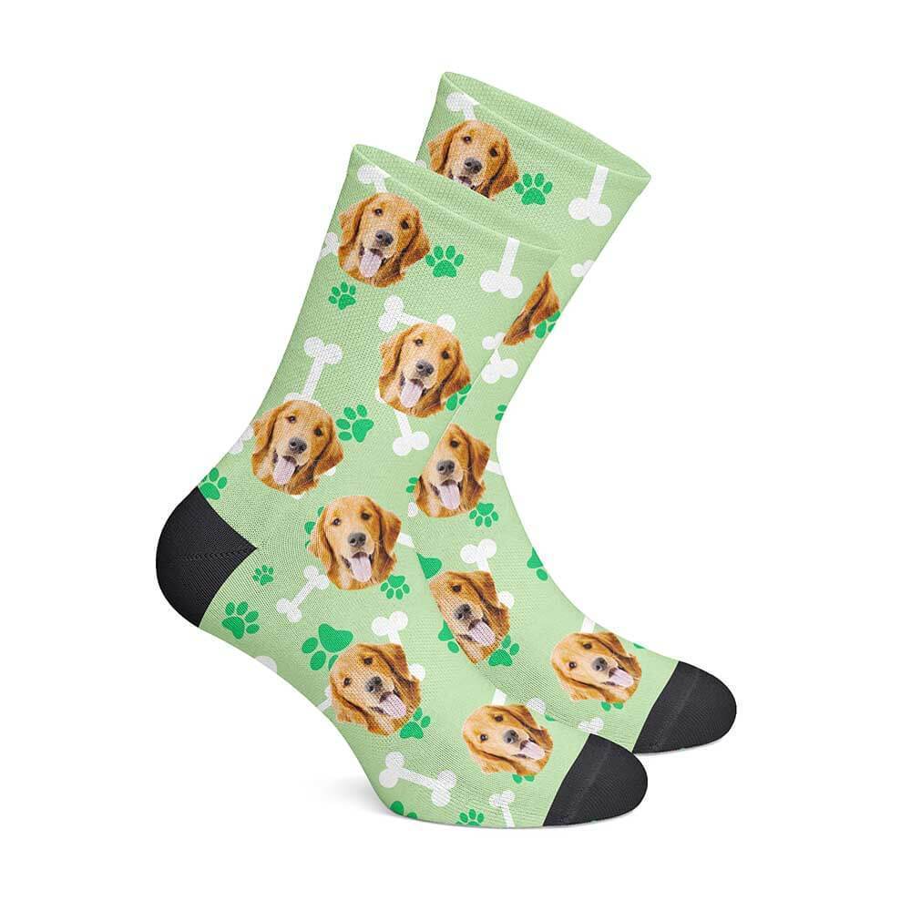 Personalisierte Hundesocken Grün