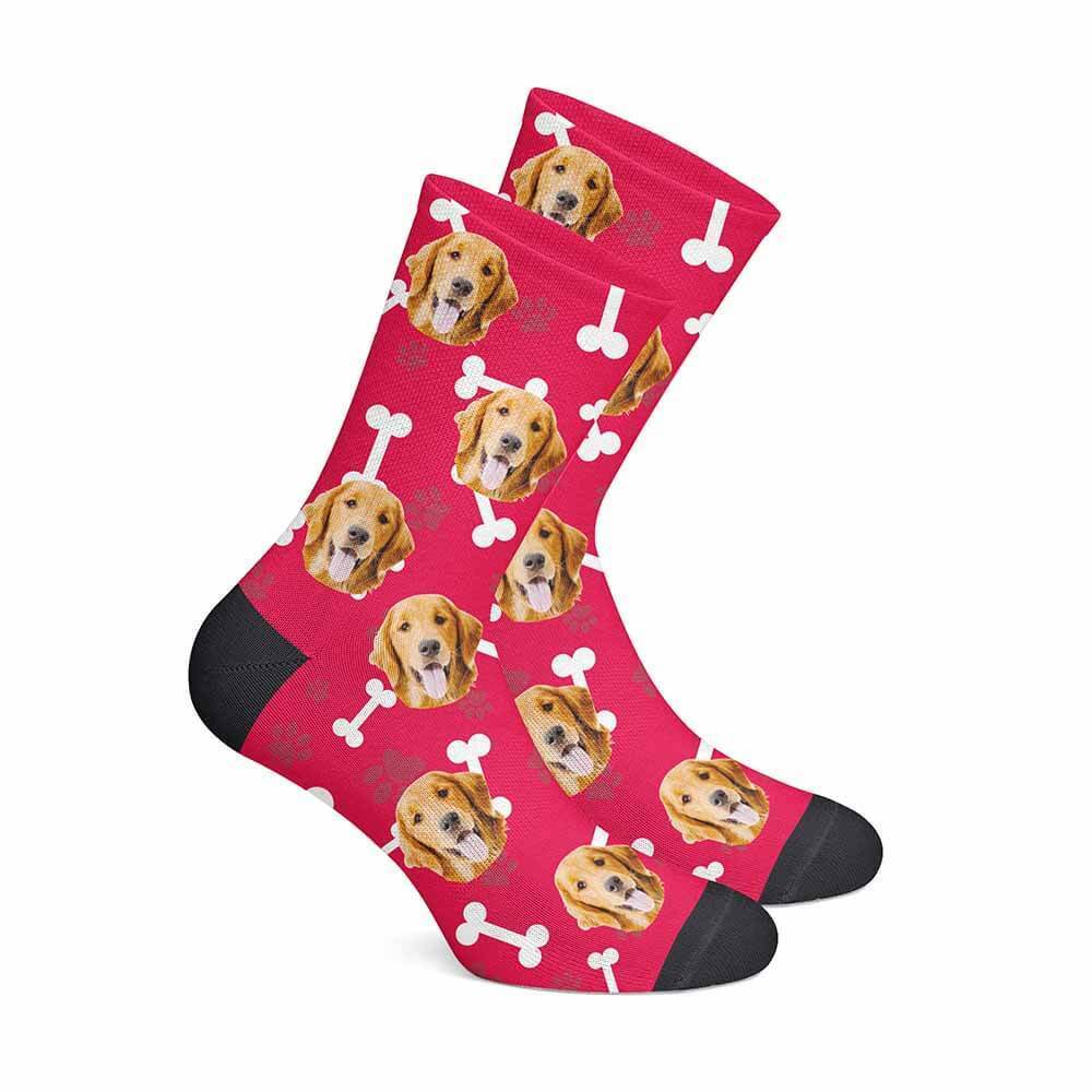 Personalisierte Hundesocken Rot